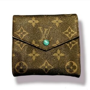 Authentic Vintage Louis Vuitton LV Monogram Elise Trifold Revamped Wallet